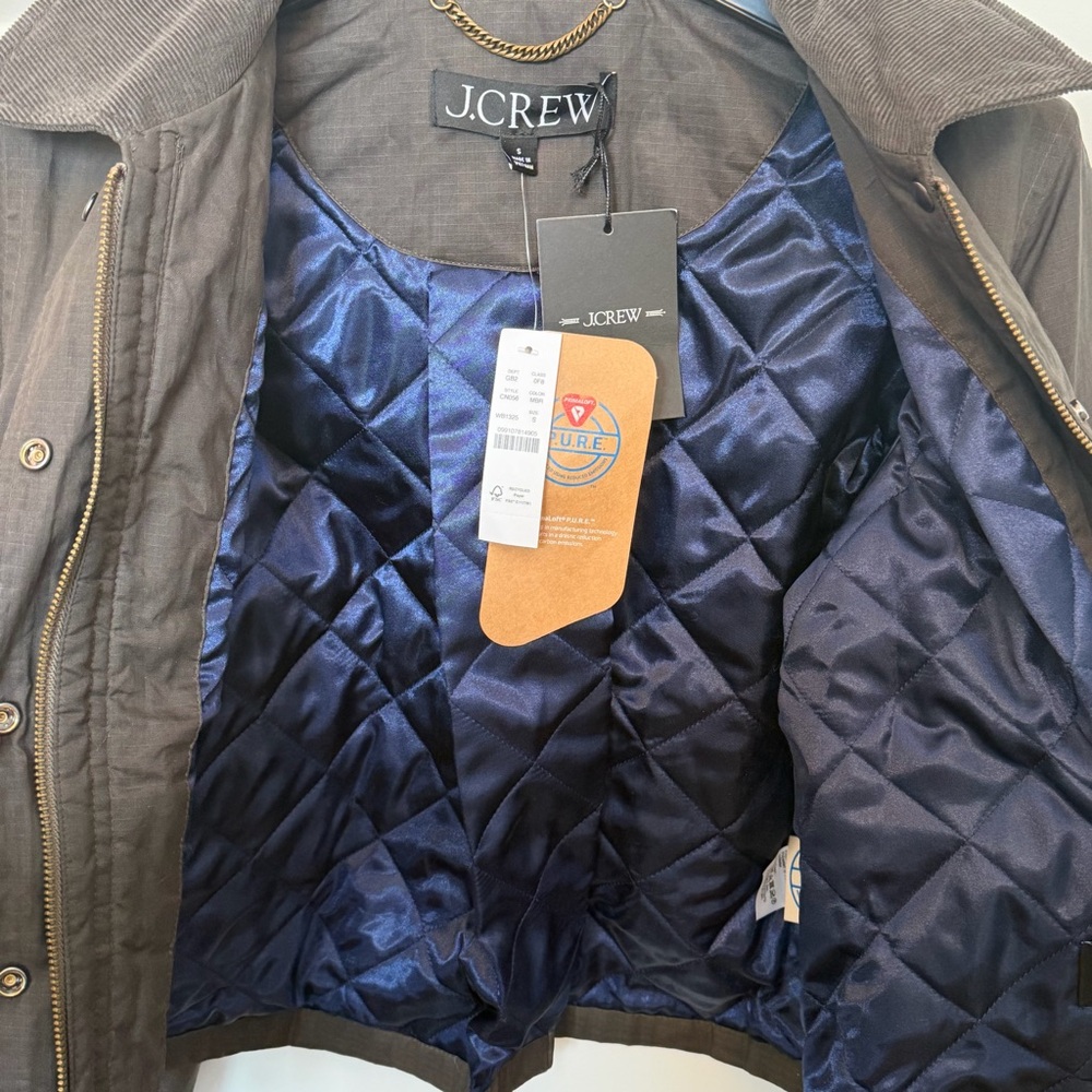 J. Crew Cropped Barn Jacket - Small - NWT - Picture 8 of 10
